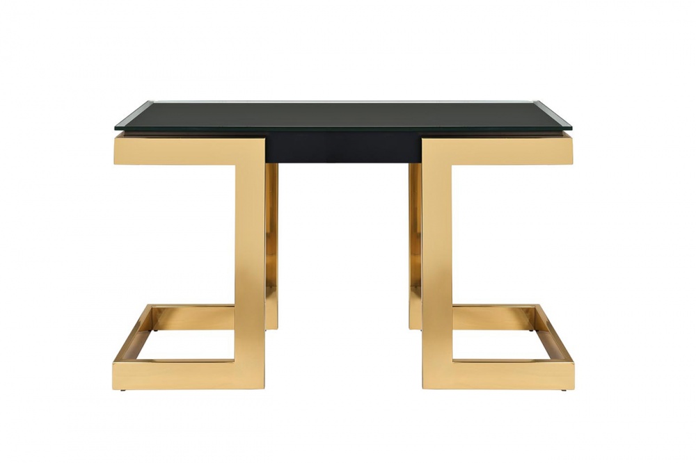 Консоль Marbella черн/золото 130*37*76,5см