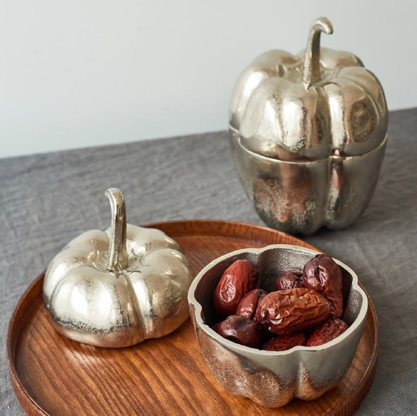 Шкатулки Тыква металлические