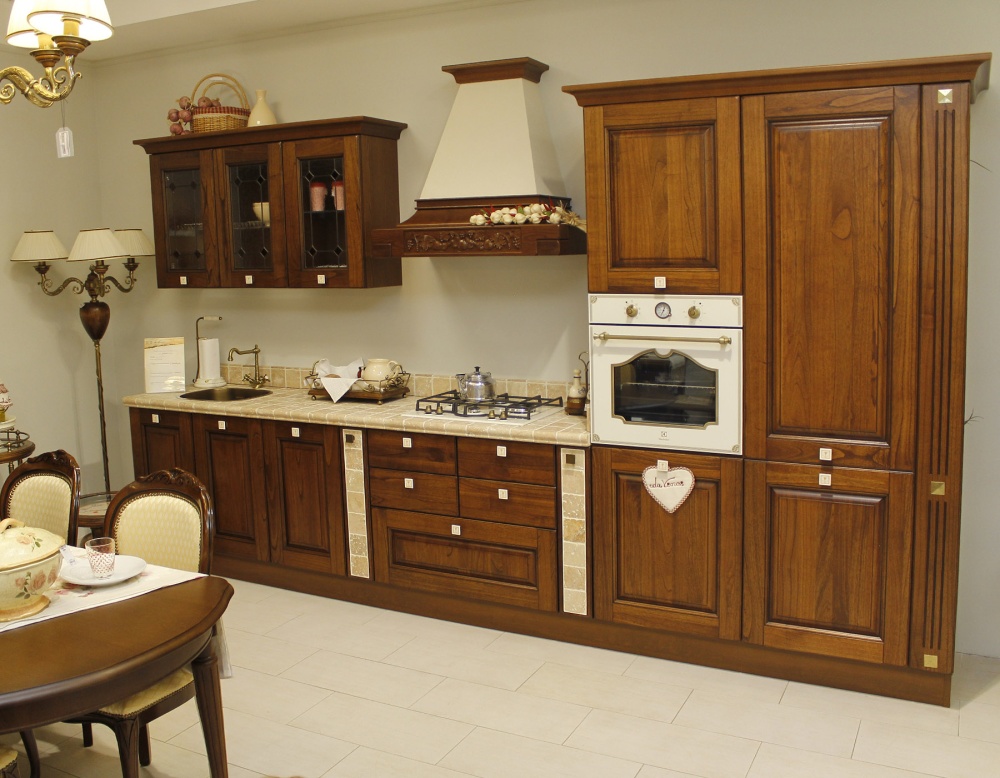 Деревянная кухня купить Laura Италия LUBE cucine в Ейске